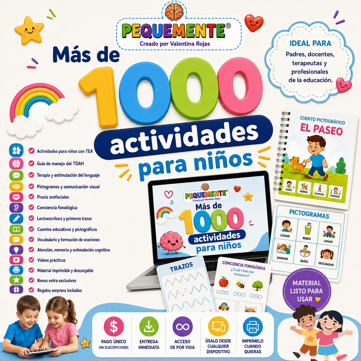 Más de 1000 Actividades para Niños