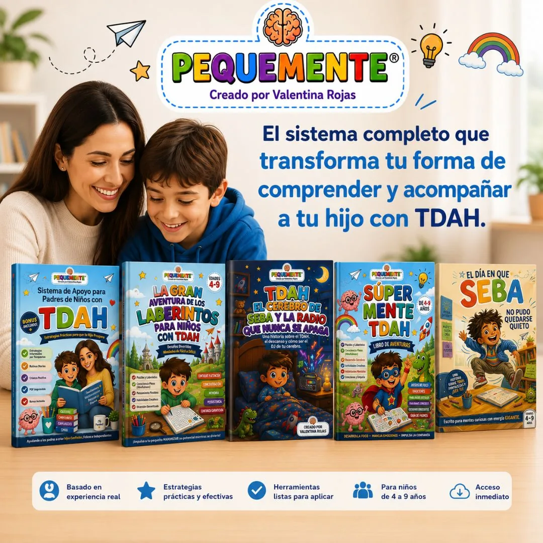 PequeMente bundle: libros, planner y bonus PDFs
