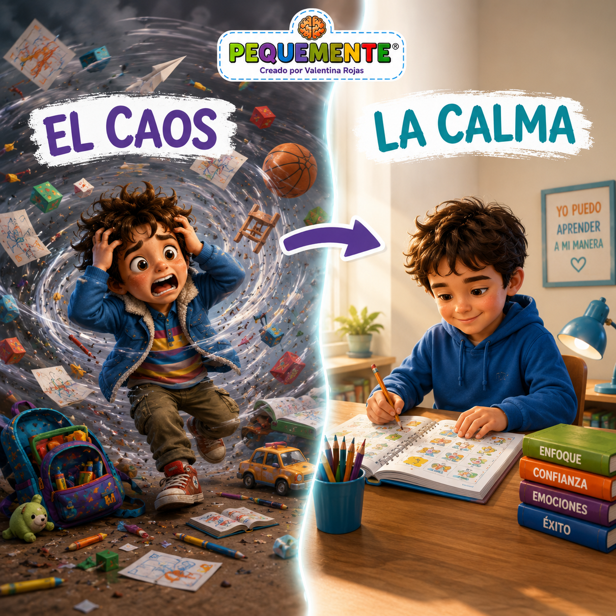Del caos a la calma con Pequemente